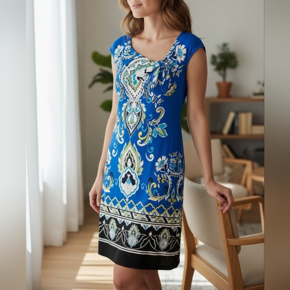 Saint Tropez Pattern Dress - Womens